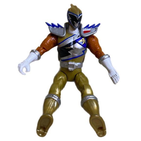 Power Ranger Gold Ranger Figure and Motorcycle - Picture 8 of 12